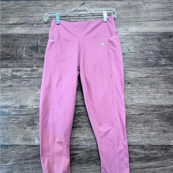 Gymshark Pink High Waisted Leggings - Picture 9 of 11